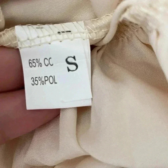 🆕Boho Trendy Khaki Ruffle Sleeveless A-Line Dress S🆕 - Picture 9 of 11